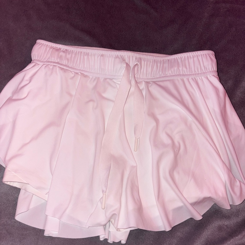 White skirt - built in shorts underneath
